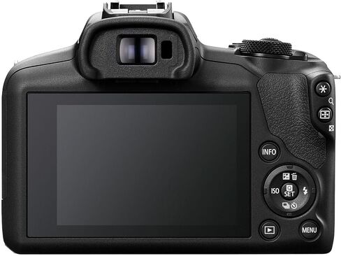 كاميرا Canon EOS R100 بدون مرآة مع عدسة RF-S مقاس 18-45 مم f/4.5-6.3 STM و75-300 مم f/4-5.6 وعدسة 420-800 مم f/8 + ذاكرة 64 جيجابايت + بطارية إضافية + حقيبة كاميرا + المزيد (حزمة 25 قطعة) (متجددة) in Saudi Arabia