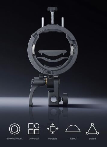 GODOX S3 Speedlite قوس لـ Godox V100، V860ll، TT350 * 2، سلسلة AD100، سلسلة AD300، حامل تثبيت بوينز in Saudi Arabia