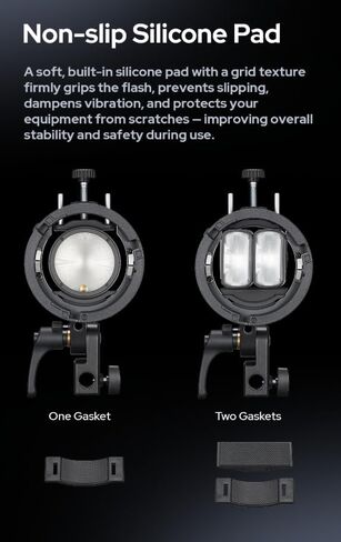 GODOX S3 Speedlite قوس لـ Godox V100، V860ll، TT350 * 2، سلسلة AD100، سلسلة AD300، حامل تثبيت بوينز in Saudi Arabia