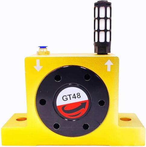 G 3/8'' Pneumatic Air Turbine Vibrators Silent Golden Industrial Vibrator for Hopper Golden GT48 with Free Muffler in Saudi Arabia