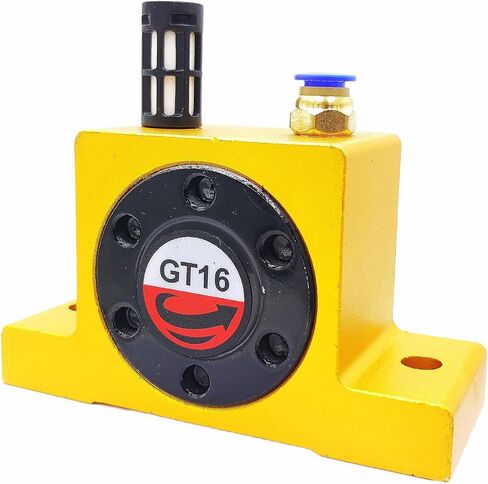 G 3/8'' Pneumatic Air Turbine Vibrators Silent Golden Industrial Vibrator for Hopper Golden GT48 with Free Muffler in Saudi Arabia