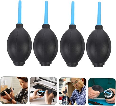Uonlytech 4pcs Squeeze Ball Air Blowers Pump for Camera Lens Keyboard Computer Cleaning Dust Removal Device with One Way Valve Design in Saudi Arabia