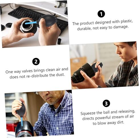 Artibetter 4pcs Portable Dust Blower Ergonomic Air Compressed Equipment for Camera Lens Keyboard Screen and Precision Electronics Cleaning in Saudi Arabia