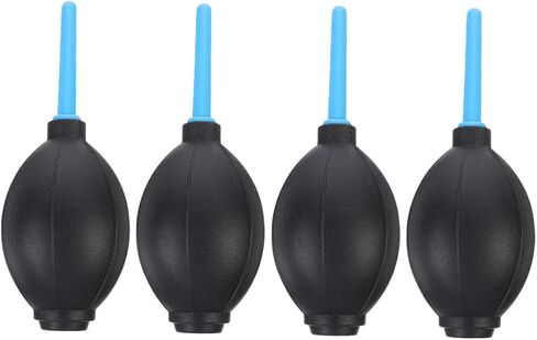 4pcs Portable Air Blower for DSLR Camera Lens Sensor Keyboard Elastic Plastic Dust Remover Pump Duster for Electronics and Devices in Saudi Arabia
