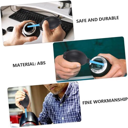 4pcs Portable Air Blower for DSLR Camera Lens Sensor Keyboard Elastic Plastic Dust Remover Pump Duster for Electronics and Devices in Saudi Arabia