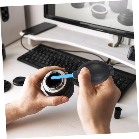 4pcs Portable Air Blower for DSLR Camera Lens Sensor Keyboard Elastic Plastic Dust Remover Pump Duster for Electronics and Devices in Saudi Arabia