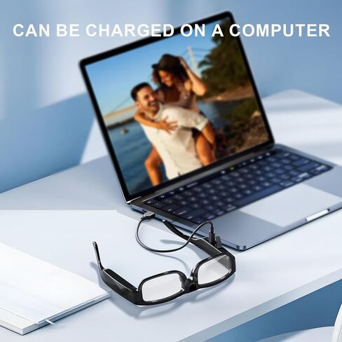 نظارات كاميرا 4K HD، 2025 ترقية نظارات الفيديو الذكية للرياضات الداخلية والخارجية، وركوب الدراجات، والقيادة، والصيد، والمشي لمسافات طويلة، وصيد الأسماك - لا حاجة إلى تطبيق (تشمل بطاقة TF سعة 64 جيجابايت) in Kuwait