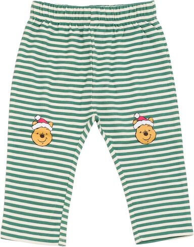 Disney Christmas Baby Bodysuit, Pants and Velour Santa Hat 3 Piece Outfit Set Newborn to Infant Sizes (Newborn - 24 Months) in Saudi Arabia