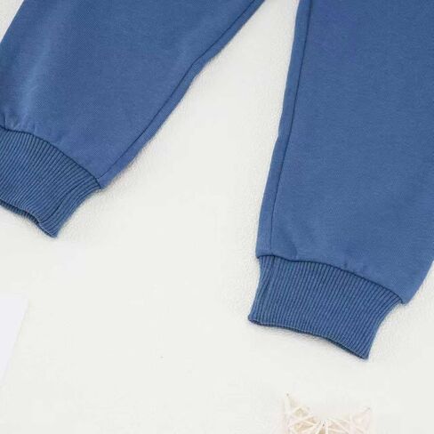 طفل الفتيان الخريف الزي ملابس الطفل الشتاء طويلة الأكمام Crewneck البلوز السراويل مجموعة شريط تعرق 18M-5T in Kuwait