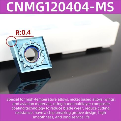 10 قطعة TCMT سبائك النيكل DCMT APMT1135/1604PDER 16ER/IR AG55/AG60 TNMG/WNMG مخرطة CNC قطع كربيد (16ER AG55) in Kuwait