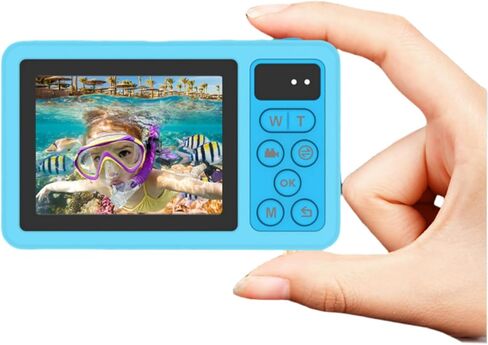 كاميرا تحت الماء بدقة 4K بدقة 48 ميجابكسل، كاميرا رقمية مقاومة للماء بتقنية UHD Autofocus وشاشة مزدوجة مقاومة للماء، تكبير 18X للغطس وركوب الأمواج والتجديف (وردي) in Saudi Arabia