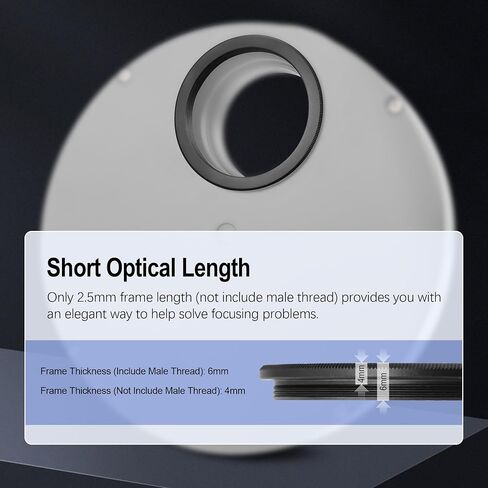 Astromania M54X0.75 Male to M48X0.75 Female Thread Telescope Adapter - Bundle with - 2" 2 inch to M48X0.75 Adapter for Telescope Eyepiece Lens in Saudi Arabia