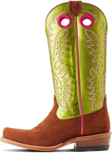 Ariat Women's Futurity Boon Buckskin Roughout Something Borrowed Top Boot in Saudi Arabia