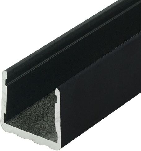 Outwater Plastics P2743 1/4'' Clear Butyrate U-Channel Clear Plastic U-Channel/C-Channel 48 Inch Lengths (Pack of 2) in Saudi Arabia