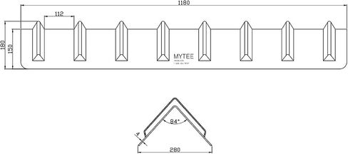 منتجات Mytee واقي زاوية مسطح أزرق مقاس 8 بوصة × 8 بوصة × 48 بوصة - واقي حافة على شكل حرف V للرافعة المربوطة وأشرطة السقاطة - واقي زاوية بلاستيكي لتحميل حمولة مقطورة مسطحة (10 عبوات) in Saudi Arabia
