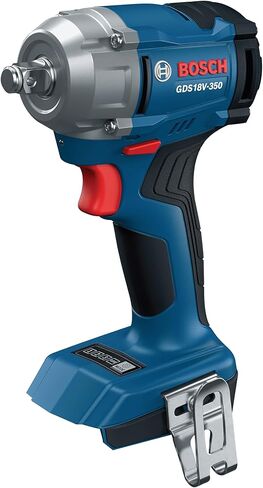 BOSCH GDS18V-350N 18V Brushless ½ In. Mid Torque Impact Wrench - 410 Ft.-Lbs Breakaway Torque, 250 Ft.-Lbs Fastening Torque, Compact Design (Bare Tool) in Saudi Arabia