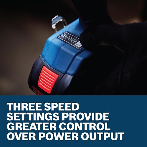 BOSCH GDS18V-350N 18V Brushless ½ In. Mid Torque Impact Wrench - 410 Ft.-Lbs Breakaway Torque, 250 Ft.-Lbs Fastening Torque, Compact Design (Bare Tool) in Saudi Arabia
