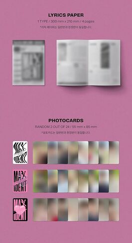 STRAYKIDS SKZ: MAXI DENT (إصدار القلب) ألبوم صغير CD + ملصق صغير + ملصق وجه + بطاقات فوتوغرافية + كتاب صور + ورق كلمات in Saudi Arabia