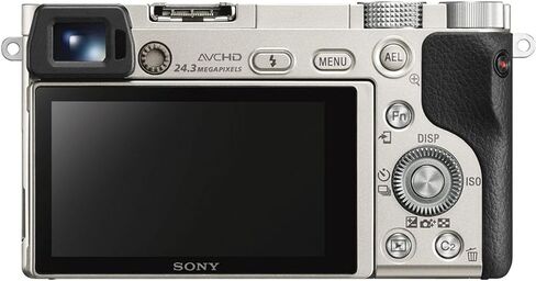 Sony Alpha a6000 Mirrorless Digital Camera (Silver, Body Only) + 64 GB Memory + Extra Battery + Spider Tripod + Case + Tripod + LED Light + Battery Charger + More (21pc Bundle) (Renewed) in Saudi Arabia
