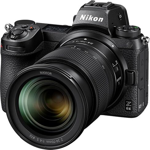 كاميرا Nikon Z6 II بدون مرآة مع عدسة NIKKOR Z مقاس 24-70 مم f/4 S + قطعتين ذاكرة سعة 64 جيجابايت + حقيبة كاميرا + بطارية إضافية + مرشحات + المزيد (حزمة 29 قطعة) (متجددة) in Saudi Arabia
