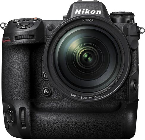 كاميرا Nikon Z9 بدون مرآة مع عدسة Nikon NIKKOR Z مقاس 24-70 مم f/4 S + قطعتين ذاكرة 128 جيجابايت + ضوء LED + حقيبة كاميرا + حامل ثلاثي القوائم + المزيد (حزمة 31 قطعة) (متجددة) in Saudi Arabia