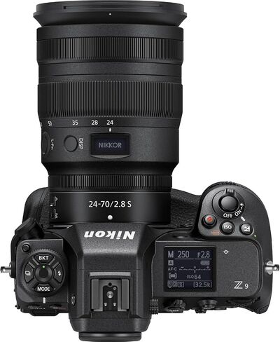 كاميرا Nikon Z9 بدون مرآة مع عدسة Nikon NIKKOR Z مقاس 24-70 مم f/4 S + قطعتين ذاكرة 128 جيجابايت + ضوء LED + حقيبة كاميرا + حامل ثلاثي القوائم + المزيد (حزمة 31 قطعة) (متجددة) in Saudi Arabia