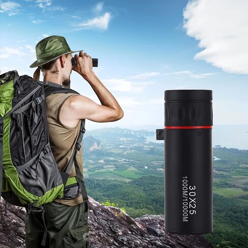 30x25 High Power Monocular, HD Mini Telescope for Adults, Compact & Lightweight Pocket Scope for Bird Watching, Travel, Concert, Stargazing, Hunting in Saudi Arabia