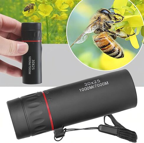 30x25 High Power Monocular, HD Mini Telescope for Adults, Compact & Lightweight Pocket Scope for Bird Watching, Travel, Concert, Stargazing, Hunting in Saudi Arabia
