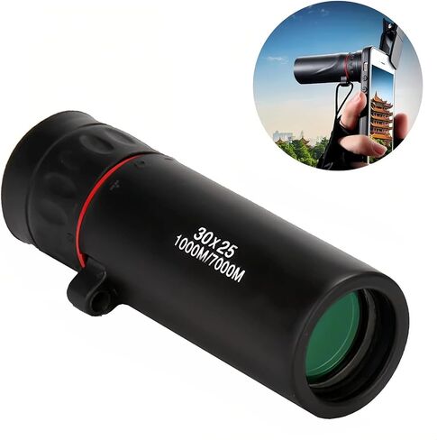30x25 High Power Monocular, HD Mini Telescope for Adults, Compact & Lightweight Pocket Scope for Bird Watching, Travel, Concert, Stargazing, Hunting in Saudi Arabia
