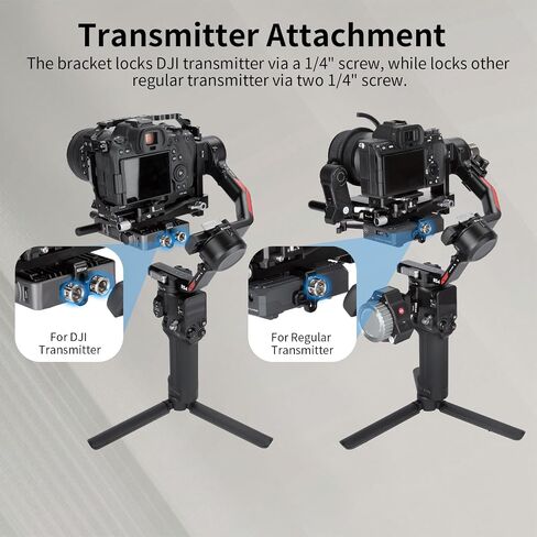 Nitze Stabilizer Wireless Video Transmission Bracket for DJI RS 2/RSC 2/RS 3/RS 3 Pro/RS 4/RS 4 Pro Gimbal, Transmitter Mount - N28-S5 in Saudi Arabia
