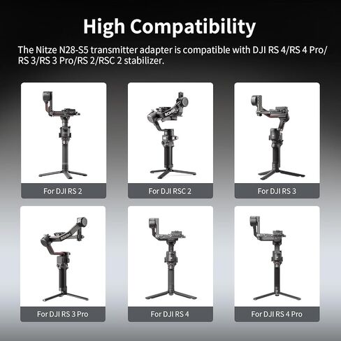 Nitze Stabilizer Wireless Video Transmission Bracket for DJI RS 2/RSC 2/RS 3/RS 3 Pro/RS 4/RS 4 Pro Gimbal, Transmitter Mount - N28-S5 in Saudi Arabia