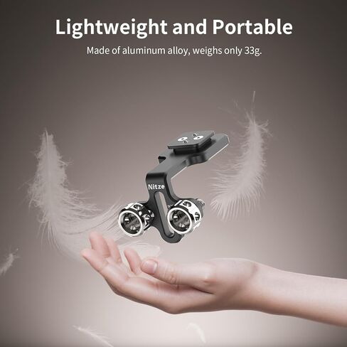 Nitze Stabilizer Wireless Video Transmission Bracket for DJI RS 2/RSC 2/RS 3/RS 3 Pro/RS 4/RS 4 Pro Gimbal, Transmitter Mount - N28-S5 in Saudi Arabia