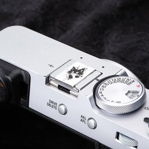 Camera Metal Hot Shoe Cover Protector Cap Cute Compatible for Fujifilm X100VI X100V X-M5 X-E5 X-T4 X-T3 for Leica Q Q3 (Cat) in Saudi Arabia
