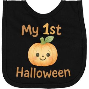 إنكتاستيك My 1st Halloween لطيف اليقطين الطفل موضوع الوليد مريلة in Kuwait