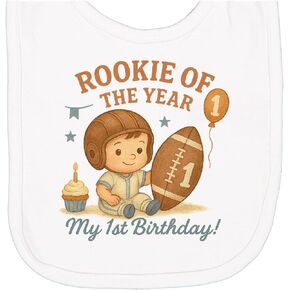 Inktastic Rookie of the Year أول موضوع لكرة القدم لعيد الميلاد لحديثي الولادة in Kuwait