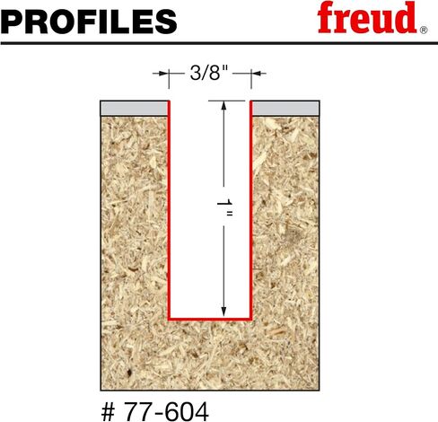 Freud 77-604: 3/8" (Dia.) Three Flute Mortise Compression Bit with 3/8" Shank in Saudi Arabia
