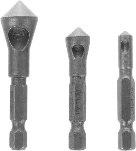 Mobestech Steel Single-end Countersink Chamfer Tool Deburring Tool Set for Plastic Aluminum Stainless Steel in Saudi Arabia