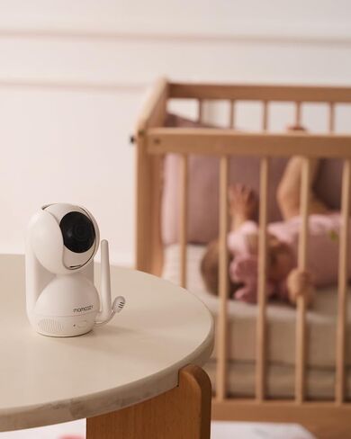 وحدة الكاميرا الإضافية Momcozy Baby Monitor BM03، دقة عالية 1080 بكسل كاملة، كاميرا تكبير قابلة للإمالة، بطاقة SD (غير متضمنة) مساحة تخزين متاحة، سهولة الاقتران (غير متوافقة مع BM01) in Kuwait