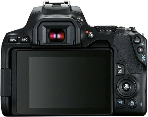 Canon EOS 250D (Rebel SL3) DSLR Camera w/Canon EF-S 18-55mm f/4-5.6 IS STM Lens + Case + 64GB Memory (21pc Bundle) (Renewed) in Saudi Arabia