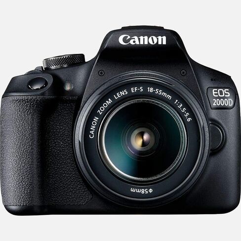 Canon EOS 2000D (Rebel T7) Digital SLR Camera 24.1MP Sensor with 18-55mm Lens + ZeeTech Accessory Bundle, SanDisk 128GB Memory Card, Case and Tripod. (Renewed) in Saudi Arabia