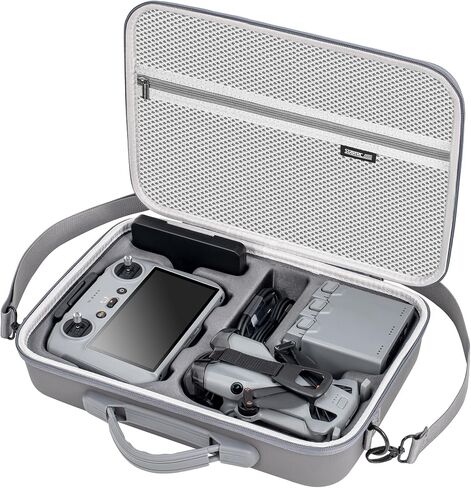 Mini 5 Pro Carrying Case, Portable PU Leather Bag with Shoulder strap for DJI Mini 5 Pro More Combo Compatible RC 2 Controller in Saudi Arabia