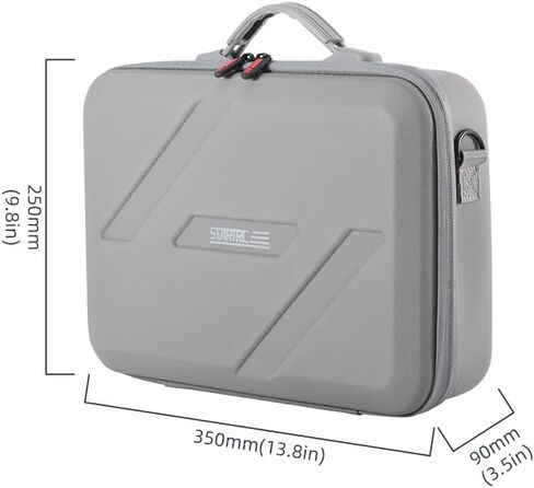 Mini 5 Pro Carrying Case, Portable PU Leather Bag with Shoulder strap for DJI Mini 5 Pro More Combo Compatible RC 2 Controller in Saudi Arabia