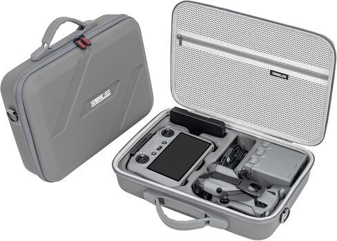 Mini 5 Pro Carrying Case, Portable PU Leather Bag with Shoulder strap for DJI Mini 5 Pro More Combo Compatible RC 2 Controller in Saudi Arabia