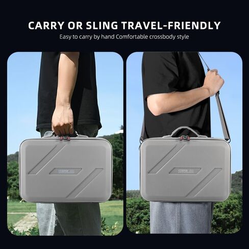 Mini 5 Pro Carrying Case, Portable PU Leather Bag with Shoulder strap for DJI Mini 5 Pro More Combo Compatible RC 2 Controller in Saudi Arabia