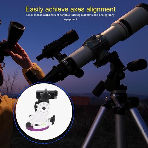 Latitude Base for Sky Watcher, 90 Degree Latitude Adjustment Seat Aluminum Alloy Equatorial Wedge Telescope, Telescope Tripod for Astrophotography Enthusiasts (Style A) in Saudi Arabia