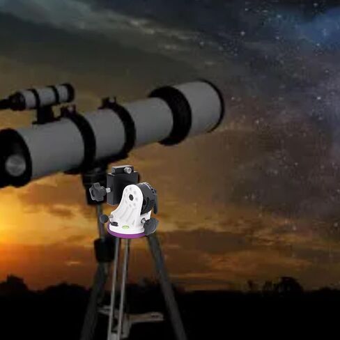 Latitude Base for Sky Watcher, 90 Degree Latitude Adjustment Seat Aluminum Alloy Equatorial Wedge Telescope, Telescope Tripod for Astrophotography Enthusiasts (Style A) in Saudi Arabia