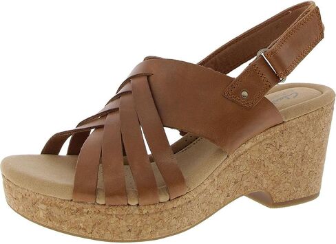 Clarks Women's Giselle Ivy Wedge Sandal in Saudi Arabia