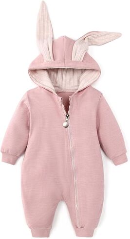 ROYLAMP Rompers My 1st Bunny Outfit Baby Jumpsuit Infant sleeveless Cute Kids Bodysuit With Hat in Kuwait