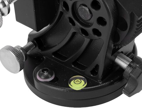 Latitude Adjustment Base, 90 Degree Latitude Adjustment Seat, 3/8 Inch Thread for Common Tripods, Telescope Accessory (Black White) in Saudi Arabia