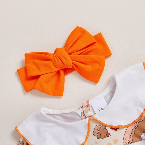 Thanksgiving Baby Girl Outfit My Rolls are Homemade Bubble Rompers | Bows Gingham Smocked Ruffle Bodysuit Headband Long Sleeve Newborn Girl Thanksgiving My Rolls Are Homemade Baby Girl Outfit in Saudi Arabia